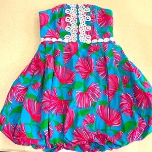 Lilly original strapless dress size 0